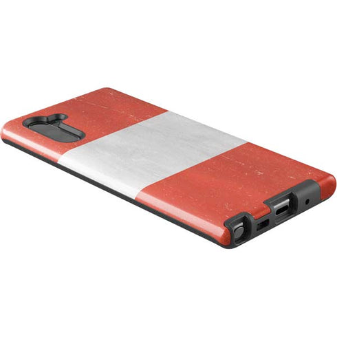 Distressed Austria Flag Galaxy Note 10 Pro Case